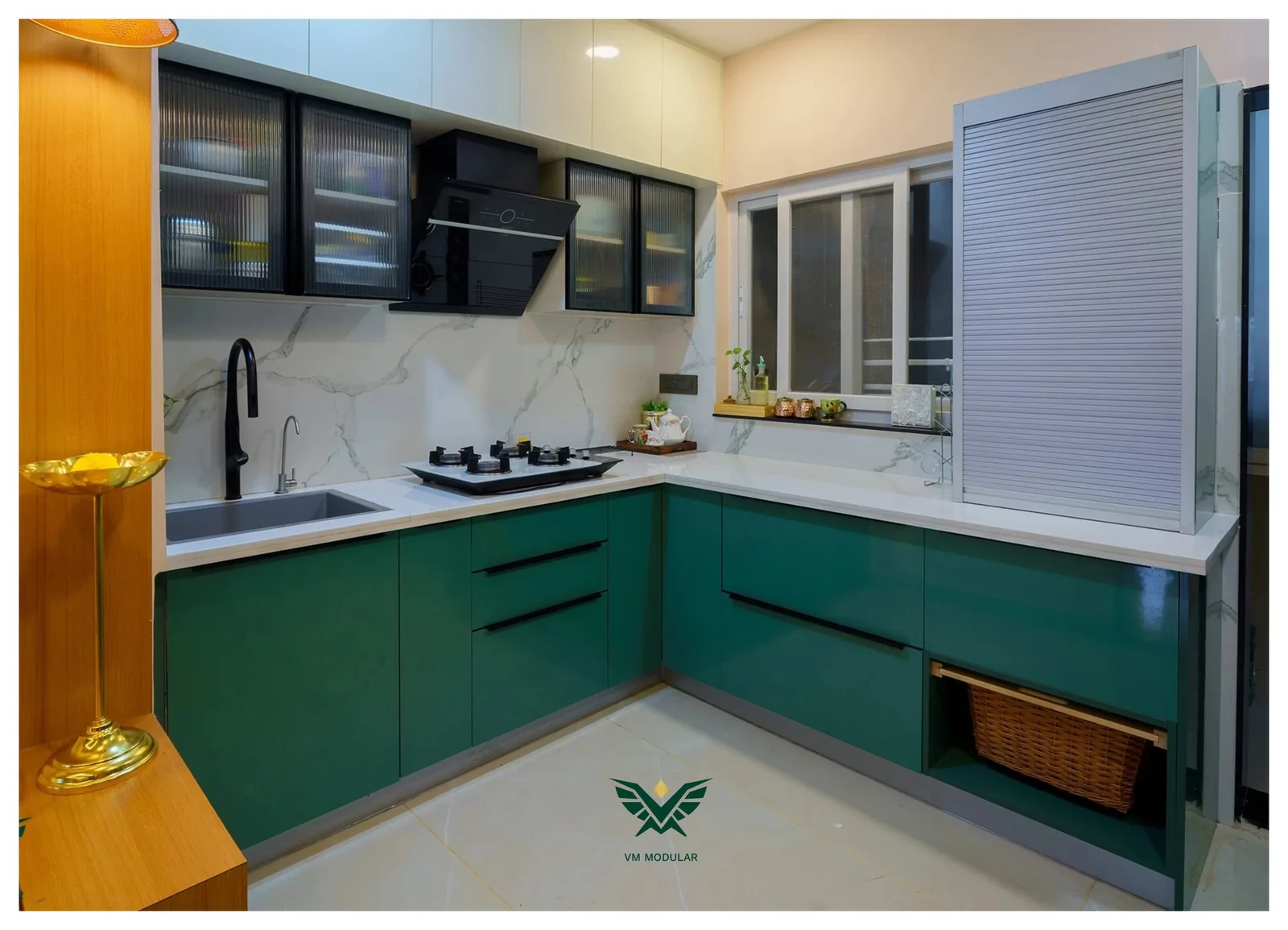 Transforming Vision into Reality: A Contemporary 3BHK Makeover at ARK Towers by VM Modular