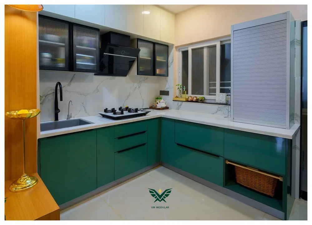 Transforming Vision into Reality: A Contemporary 3BHK Makeover at ARK Towers by VM Modular