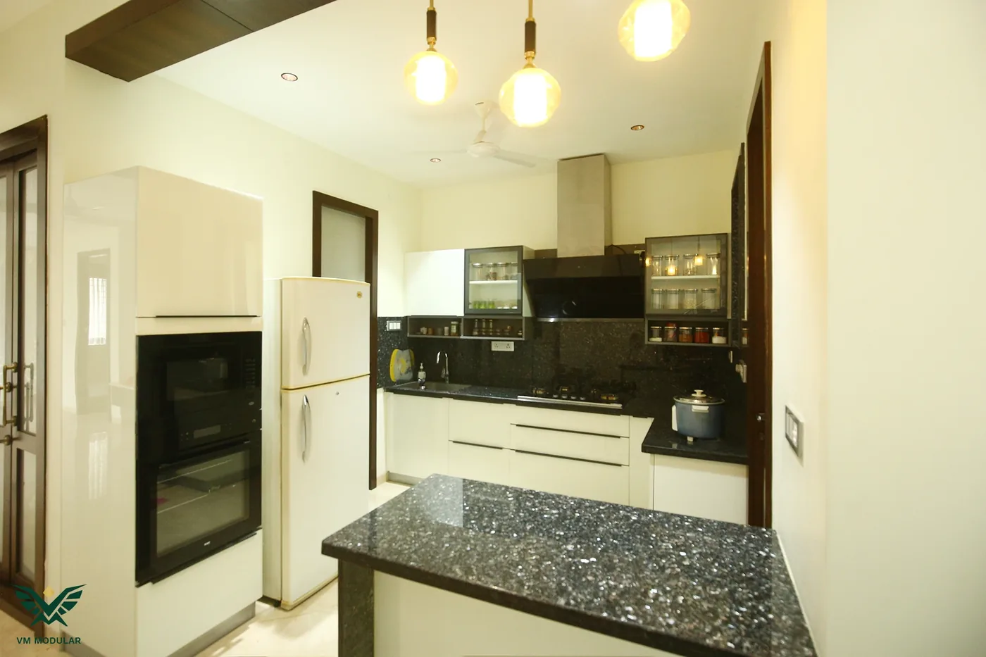 VM Modular modular kitchen countertop with granite